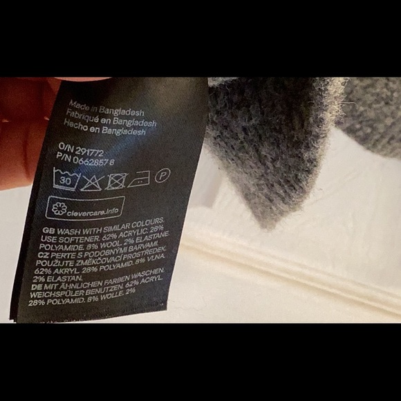 H&M Dark Heathered Gray Sweater - Picture 7 of 7